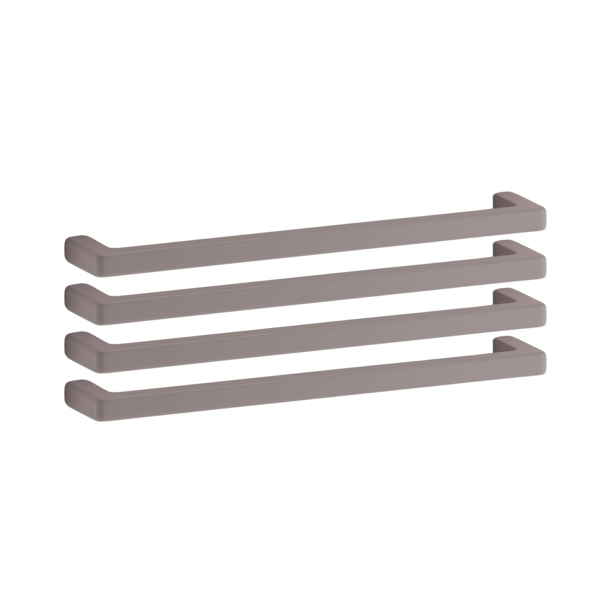 4er Set Mattlackgriff mit 160 mm Bohrabstand