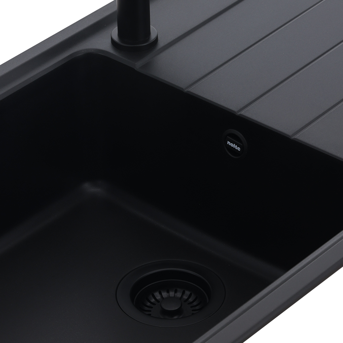 Granitspüle 60 cm, mit Abtropffläche, NOL-GBL1060