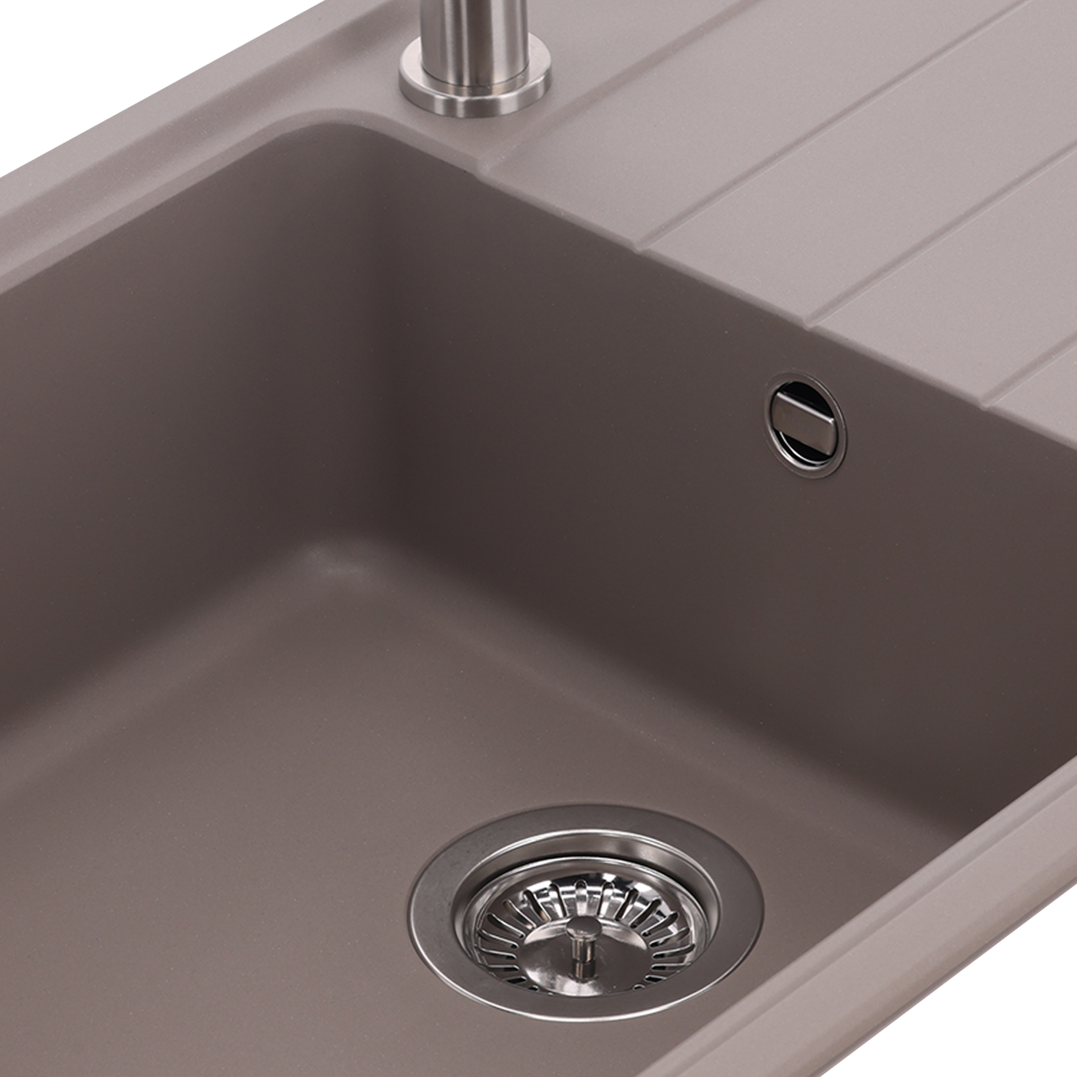 Granitspüle 60 cm, mit Abtropffläche, NOL-GBL1060
