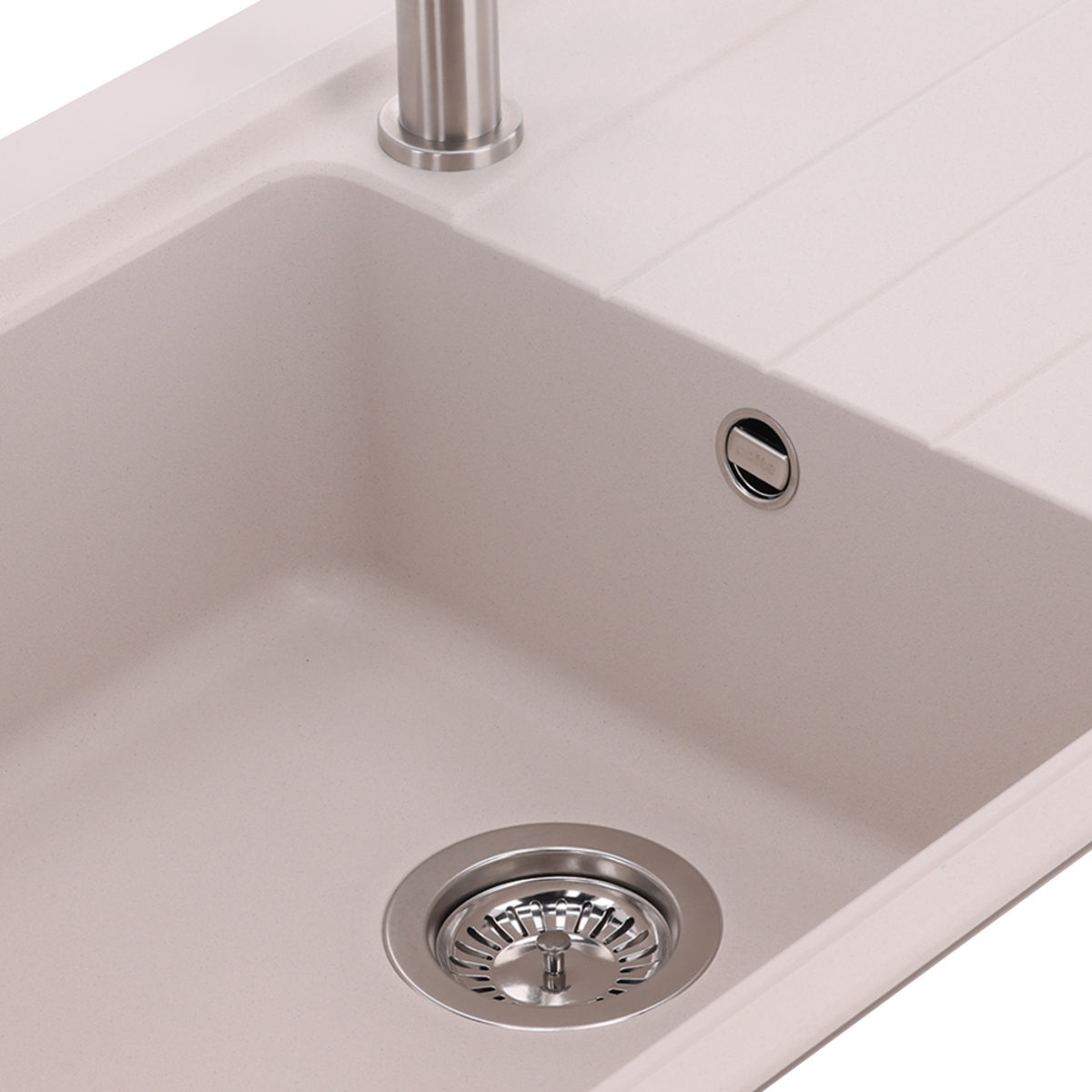 Granitspüle 60 cm, mit Abtropffläche, NOL-GBL1060