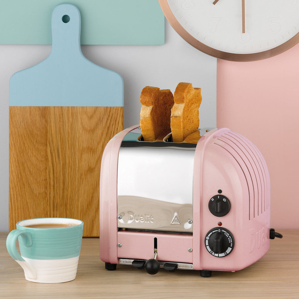 Dualit Toaster Paket 2, 2er Toaster mit Sandwichzange und Brötchenaufsatz