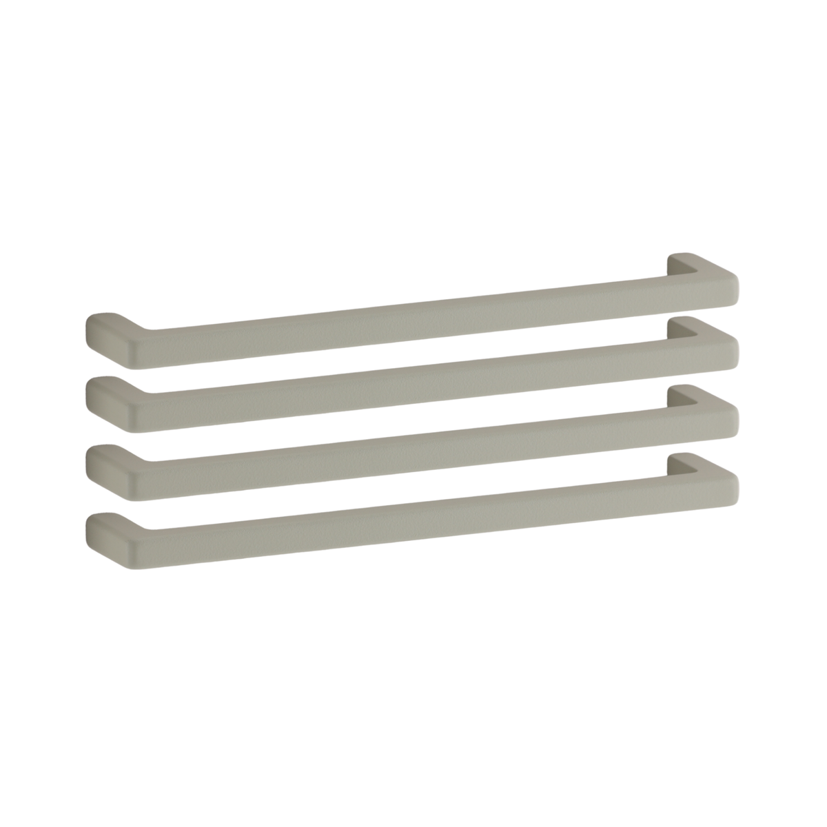 4er Set Mattlackgriff mit 160 mm Bohrabstand