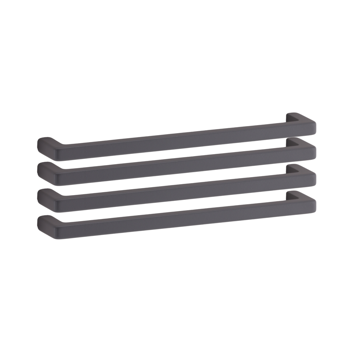 4er Set Mattlackgriff mit 160 mm Bohrabstand