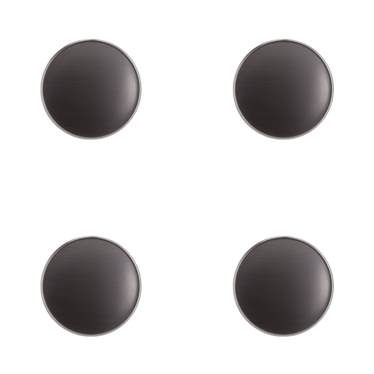 4er Set Knopfgriff mit Einlochbohrung