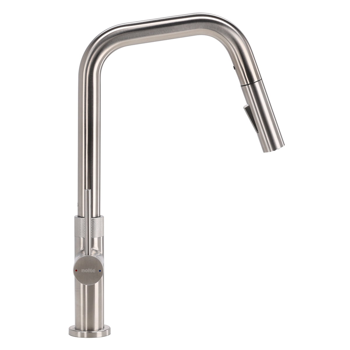 Küchenarmatur mit eckigem Auslauf und Geschirrbrause, MIX-N506-SH