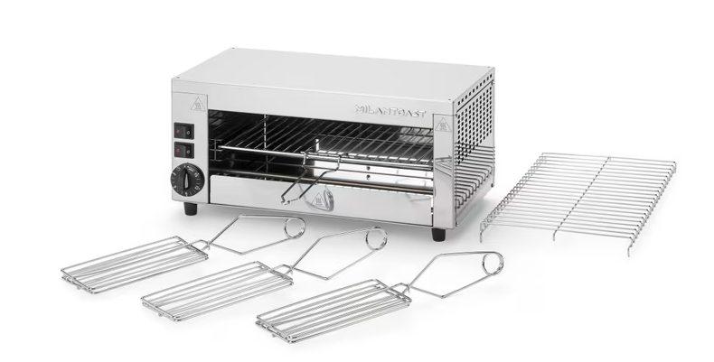 Milantoast Infrarotgrill Toaster, mit 3 Zangen