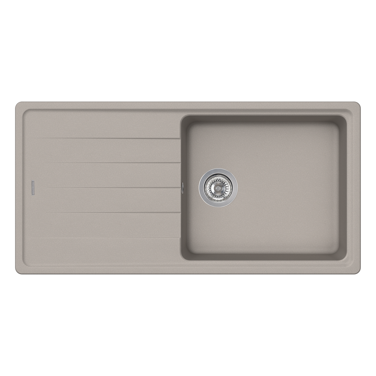 Granitspüle 60 cm, mit Abtropffläche, NOL-GBL1060