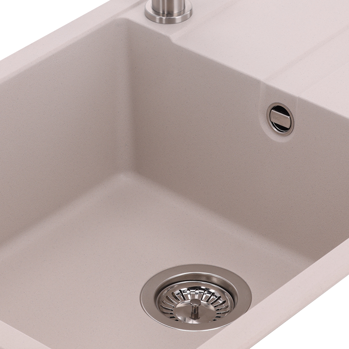 Granitspüle 60 cm, mit Abtropffläche, NOL-GBS7860